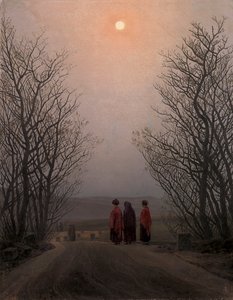 复活节早晨 作者 卡斯珀·大卫·弗里德里希（Caspar David Friedrich）