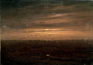 18或19世纪末的渔网 作者 卡斯珀·大卫·弗里德里希（Caspar David Friedrich）