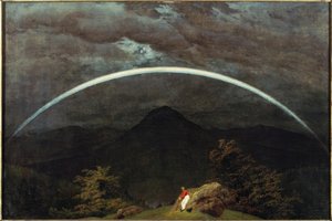 彩虹山风景 作者 卡斯珀·大卫·弗里德里希（Caspar David Friedrich）
