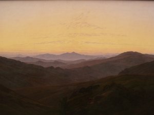 德国：巨山 巨山 作者 卡斯珀·大卫·弗里德里希（Caspar David Friedrich）