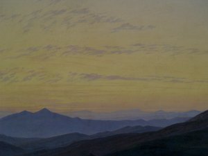 德国：巨山 巨山 作者 卡斯珀·大卫·弗里德里希（Caspar David Friedrich）