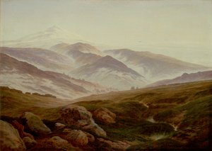 德语: Erinnerungen an das Riesengebirge 巨山的记忆 作者 卡斯珀·大卫·弗里德里希（Caspar David Friedrich）