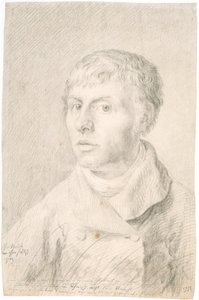 德语: Selbstbildnis 自画像 作者 卡斯珀·大卫·弗里德里希（Caspar David Friedrich）