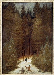 森林中的猎人 作者 卡斯珀·大卫·弗里德里希（Caspar David Friedrich）