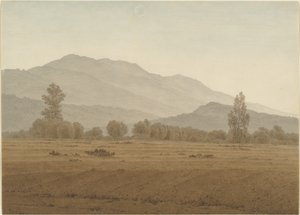 里森格比尔格山脉上的新月 作者 卡斯珀·大卫·弗里德里希（Caspar David Friedrich）