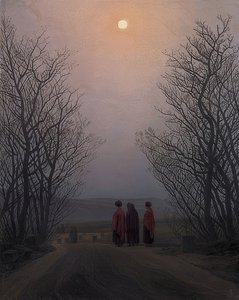 复活节的早晨。约于1828-35年 作者 卡斯珀·大卫·弗里德里希（Caspar David Friedrich）