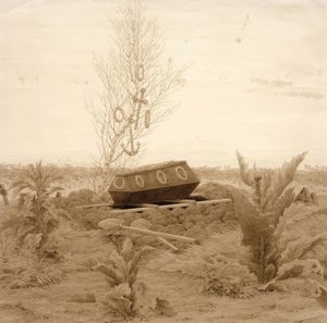 在一个新的坟墓上的棺材 作者 卡斯珀·大卫·弗里德里希（Caspar David Friedrich）