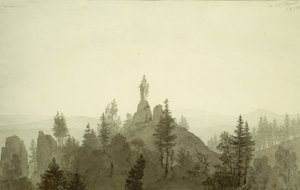 山中圣母像 作者 卡斯珀·大卫·弗里德里希（Caspar David Friedrich）