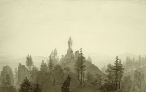 山中圣母像 作者 卡斯珀·大卫·弗里德里希（Caspar David Friedrich）