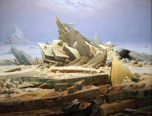 冰之海（希望号沉船） 作者 卡斯珀·大卫·弗里德里希（Caspar David Friedrich）