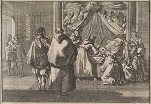 1633 年，荷兰女家庭教师伊莎贝拉王妃在布鲁塞尔去世 作者 Caspar Luyken（归因于）