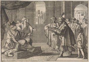 1643 年，崇祯皇帝的宰相归春被人拿来丝绳上吊自杀。 作者 Caspar Luyken
