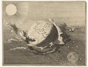 有地球、太阳、月亮和星星的宇宙 作者 卡斯珀·路肯（Caspar Luyken）