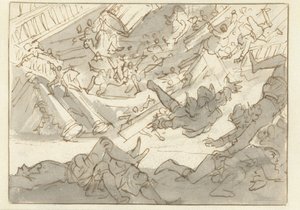 西班牙使节宅邸的倒塌 作者 卡斯珀·路肯（Caspar Luyken）