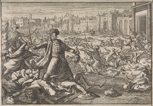 土耳其人征服巴格达，1638 年 作者 卡斯珀·路肯（Caspar Luyken）