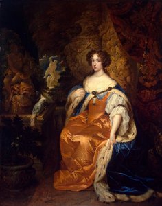 英国女王玛丽二世的肖像》，1662-1694，1683。