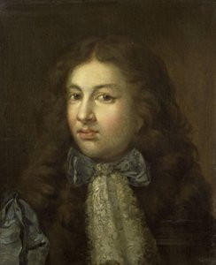 Thedoor Netscher（1661-1728 年）的肖像，艺术家的长子 作者 卡斯珀·内舍尔