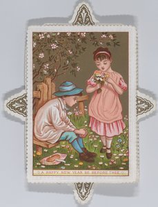 瓦伦丁，1876年。 作者 凯瑟琳·格林威