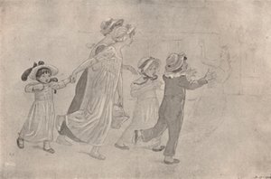 彩色木刻版的水彩画》，1880-1890年，1923年 作者 凯瑟琳·格林威
