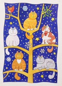 五只圣诞猫 作者 凯茜·巴克斯特（Cathy Baxter）