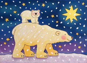 Polar-back Ride，1996（粉彩）