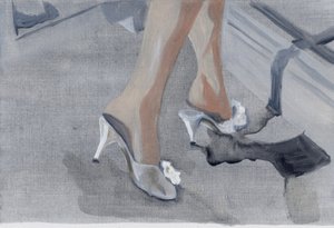电影日记 #47（23.04.13 她脱掉了衣服），2015（纸上油画）