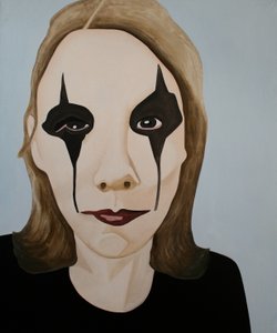 乌鸦》，2003 年（亚麻布油画）