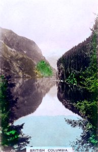 沿海场景，不列颠哥伦比亚省，加拿大，c1920s。 作者 Cavenders有限公司
