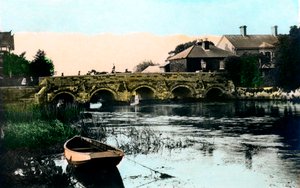 老桥，基督城，多塞特郡，1926年。 作者 Cavenders有限公司