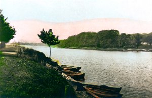1926年，诺森伯兰郡赫克瑟姆市的泰恩河。