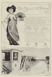 小镇的美女，由JM布洛赫 作者 Cecil Charles Windsor Aldin