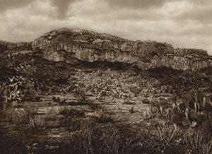 墨西哥：萨卡特卡斯，Las ruinas de la Quemada（黑白照片）
