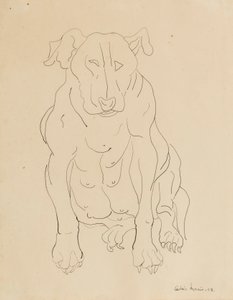 南希·莫里斯（Nancy Morris）的斗牛犬 作者 塞德里克·莫里斯