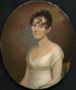 伊丽莎白-华盛顿-甘伯-维尔特，约1809-1810年。 作者 塞法斯·汤普森