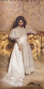女儿艾琳的肖像 作者 塞萨尔·塔隆（Cesare Tallone）