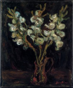 蓝色剑兰 作者 Chaim Soutine