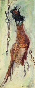 Hanging Pheasant, c.1925-30 (oil on canvas) 作者 Chaim Soutine
