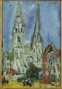 沙特尔大教堂 作者 Chaim Soutine