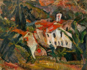 塞雷景观 作者 Chaim Soutine