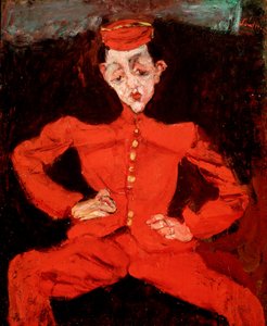 绘画：Chaim Soutine(1894-1944)的《Le Groom》。 作者 Chaim Soutine