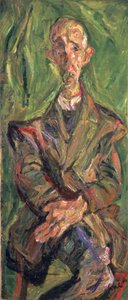 一个男人的肖像，c.1921 作者 Chaim Soutine