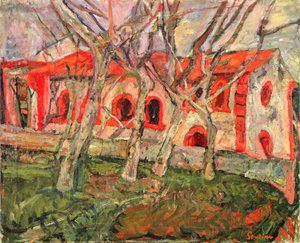 红教堂 作者 Chaim Soutine