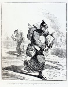 查姆 "他们可以拿走时钟，但他们不能阻止复仇的钟声响起"，《查理报》。 作者 Amedee de Noe (占婆)