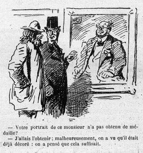 Cartoon by Cham (Amedee de Noe