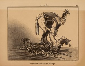 俄罗斯皇帝解救波兰，1855年。
