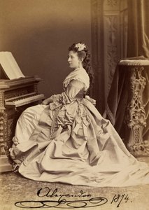 萨克森-阿尔滕堡女大公亚历山德拉·约西福芙娜 (1830-1911) 的肖像