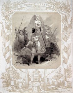 寓意法国的爱国歌曲。布尔的绘画（19世纪）。巴黎，B.N. 作者 查尔斯（后）布尔
