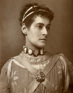 迈拉·霍尔姆（Myra Holme），英国女演员，1884年 作者 查尔斯·A·朗