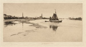 莱茵河畔的阿恩海姆（Arnheim），1888年。