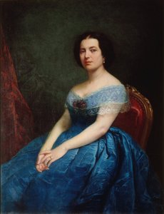 Ernesta Grisi 1816-1895年的肖像，1866年。 作者 查尔斯·阿道夫·博内格雷斯